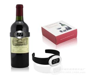 20pcslot Automatel Elektronik LCD Kırmızı Şarap Şişesi Termometresi Dijital Şarap İzleme Sıcaklık Ölçer Şişe Termometresi LJ 0137456129