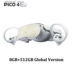VR/AR Cihazları PICO4 Pro VR Glasses Çok Fonksiyonlu Hepsi Bir Arada Makine 8+512G Göz izleme yüz ifadesi yakalama 6dof boşluk PICO4 Pro kulaklıklar Q240306
