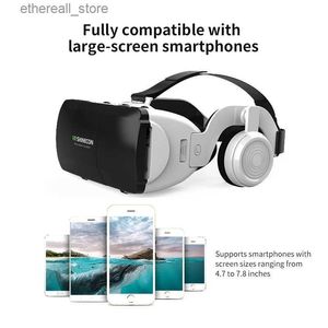 VR/AR Cihazları VR Sanal Gerçeklik 3D Gözlük Kasası Kask G06ED VR IOS için Uygun Android 4.7-7.8 inç Akıllı Telefonlar Q240306