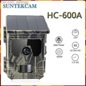 Av Kameraları Suntek HC-600A 20MP 1080P Güneş paneli kızılötesi gece görüşü ile açık kamera vahşi yaşam tuzağı izleme Q240306