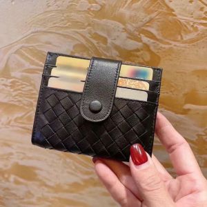 Marka erkek b çanta pikap çanta lüks siyah kart tutucu cüzdan cüzdan tasarımcı kadın çift amaçlı kart çantası b-12 cüzdan 12 kart yuvası