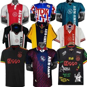 Retro Tadic 94 95 96 97 98 99 2022 Futbol Forması Bassey Berghuis Ev Üçüncü Siyah Ajaxs Klaasse Nbergwijn Marley 1994 1995 Uzak Erkek Çocuk Üniformaları Futbol Gömlekleri