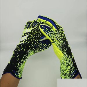 Вратарские перчатки, профессиональные мужские футбольные перчатки, детские утолщенные перчатки для занятий спортом на открытом воздухе, спортивные уличные аксессуары Dhokf