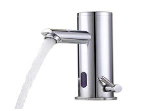 Otomatik sensör dokunmasız musluk eller banyo gemisi lavabo lavabo soğuk musluklar6423378
