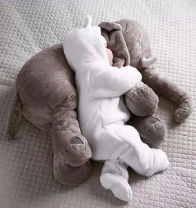 65cm Peluş Fil Oyuncak Bebek Uyuyan Yastık Yumuşak Dolgalı Fil Bebeği Yenidoğan Playmate Bebek Çocuk Doğum Günü Hediyesi T1917698980