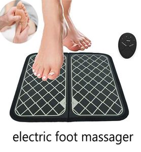 Электрический массажер для ног EMS, подушечка для стимуляции мышц ног, массажный коврик для ног, улучшение кровообращения, облегчение боли, здравоохранение5325518