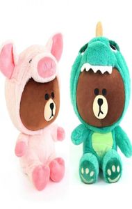 Büyük Boyut Teddy Bear Peluş Bebek Cosplay Dinozor Zürafa Köpek Kaplan Dolgulu Oyuncaklar Kız Arkadaş Hediyeleri için Yumuşak Yastık LJ2011269923586