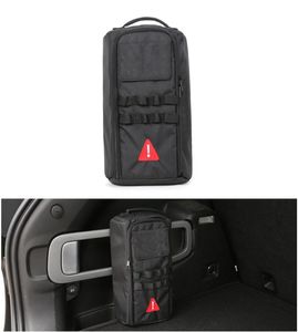 Черная парусиновая сумка для инструментов, устанавливаемая на автомобиль, сумка для хранения для Jeep Wrangler JK JL 2007+ Заводской магазин, аксессуары для салона автомобиля5047641