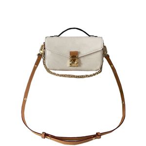 Сумка через плечо Pochette East West, женская дизайнерская сумка через плечо, роскошные брендовые сумки через плечо, модная сумка-тоут с цепочкой, женская повседневная сумка, классическая винтажная сумка через плечо