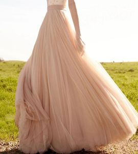 Blush düğün petticoats aşırı yumuşak tül tam uzunluk uzun etek düğün petticoats gelin aksesuarları gelin düğün etek elbisesi5300022