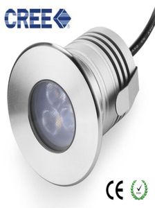Edelstahl IP68 LED Unterwasserlicht 12V 3W Wasserdichte Untergrundlampe Niederspannung Außenlandschaftsbeleuchtung LED Schwimmen P7671912