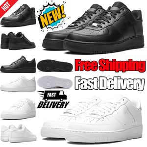 Nike airfoce 1 air force one air forces af1   corsa Scarpe da ginnastica da uomo Sneakers sportive all'aperto Bianco Nero Giallo Volt