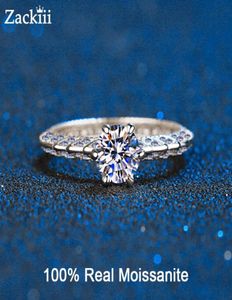 Anel de noivado real 14K White Gold Plated Ring Promise Promise Rings Banda de casamento As jóias finas para mulheres incluem a caixa 2208131241191