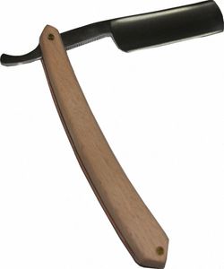 Boş erkekler Düz Razor Klasik Klasik Pure Kayın Kolu Berber tıraş tilitleri keskinleştirilmiş ön bıçak tıraş makinesi 08GO2043247