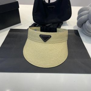 Tasarımcı Hasır Şapka Erkekler için Kadınlar Hollowt Top Hat Yüksek Kaliteli Erkekler ve Kadınlar Aynı Güneş Vizörü