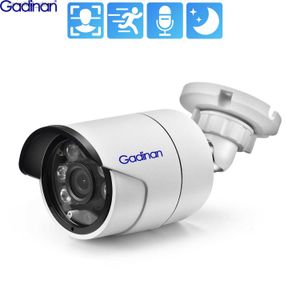 Камера-няня Gadinan H.265AI 8MP 48V POE Безопасность IP Обнаружение лиц CCTV Аудио Открытый 5MP 4MP Комплект системы видеомониторинга Q240308