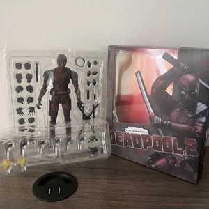 Аниме Манга 16см SHF Dead Pool 2 Экшн-картинка ПВХ Супергерой Серия Мобильная Кукла Модель Игрушки Союз Мобильная Кукла Новогодний Подарок J240308