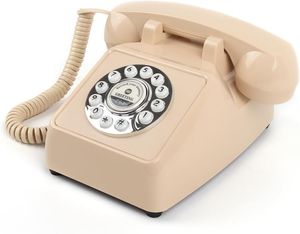 Традиционный ретро-телефон с функцией аудиорекодера для альтернативы свадебным идеям (кнопочный телефон)