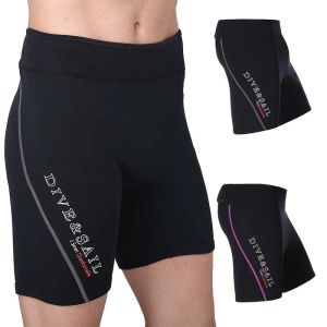 Takım elbise 1.5mm neopren erkek kadınlar streç dalış şortları gri/mor kısa yüzme pantolonlar için sörfler için wetsuits kısa pantolonlar