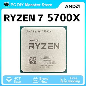 Ryzen 7 5700X R7 5700X 34GHZ 8 Çekirdek 16 İplik CPU İşlemci 7nm L332m Soket AM4 Oyun İşlemi 240219