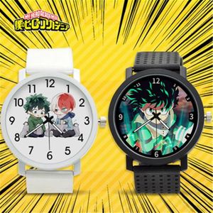 Relógios de pulso My Hero Academia Cosplay Estudante Relógio Quartz Relógios Silicone Strap Pulso Anime Adulto Criança COS Acessórios Christma252x