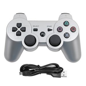 Оптовые беспроводные Bluetooth-джойстики Dualshock 3 для PS3 Контроллер вибрации Джойстик Геймпад для игровых контроллеров PS Ps3 имеет логотип в розничной упаковке