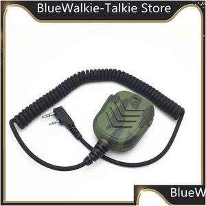 Портативный микрофон Walkie Talkie Mt600 для Tk3107 Quansheng Wouxun Puxing Baofeng Uv-5R Bf-888S GT-3Tp Gt-3 Drop Deliver Dhpiq
