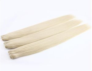 6A Девственные бразильские пучки волос Human Hai Weave Чистый цвет Прямые волосы Remy Двойной уток 1030 дюймов Бразильское плетение волос2718148