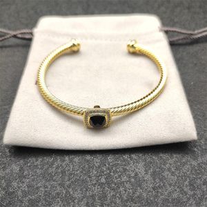 ÜCRETSİZ Nakliye Dy Erkekler Bilezik Twisted Kablo Tel Vintage Bangles Klasik Popüler Zarif Mens Bilezik Sıcak Modaya Günü Hediyeler Yüksek Cilalı ZH156 E4