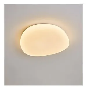 Потолочные светильники, современное скандинавское моделирование гальки, светодиодное освещение для спальни, гостиной, ванной комнаты, дома, внутреннее освещение