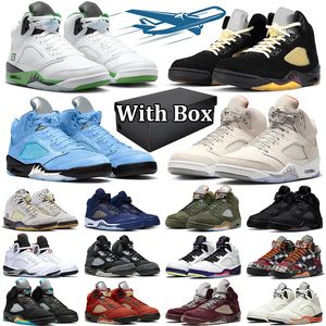 air jordan 5 Race Blue 5s Basketballschuhe Sail Raging Bull Stealth Musselin Michigan Fire Red What The mens trainer