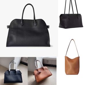Margaux15 Эксклюзивная осенне-зимняя сумка The Row Handbag Роскошная минималистичная сумка-тоут из мягкой замши из Нью-Йорка |Парка Margaux 17 Натуральная кожа Просторность Шикарный стиль для повседневного использования