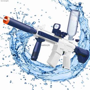 Kum oyun su eğlenceli silah oyuncakları elektrikli otomatik airsoft tabanca yaz yüzme havuzu plaj parti oyunu açık oyuncak çocuklar için çocuk hediyesi h240308