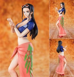 Anime 18cm Tek Parça Sıfır 20. Yıldönümü Nico Robin The Hasar Şapka Korsanları PVC Aksiyon Figürü Tahsil edilebilir Model Oyuncaklar Hediye Q06212403228