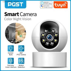 Радионяня Камера Tuya Smart Wi-Fi IP Домашняя Безопасность Мониторинг Жизни Управление Приложениями Цвет Ночного Видения T57A Q240308