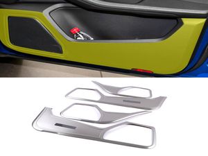 Для Porsche Macan 20142020 автомобильный аксессуар из нержавеющей стали, внутренняя дверь, противоударная накладка, накладка, внутренняя отделка, молдинг4811244