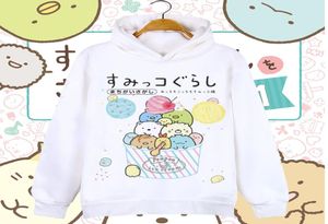 Kadın Hoodies Anime Karikatür Sumikko Gurashi Güzel Ayı Penguen Sıradan Erkek Kız Çocuklar Ceket UNISEX HOVEDED SURESİ Kostümleri F127140967