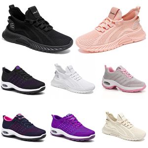 Новые мужские и женские туфли для бега на плоской подошве с мягкой подошвой, модные белые, черные, розовые, удобные спортивные E19-1 GAI XJ