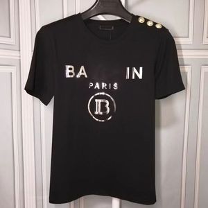 Kadın Tişörtleri Yaz Tshirt Yüksek Versiyon Tasarımcısı Kısa Kol ve Mürettebat Pure Pamuklu Kadın Tshirt