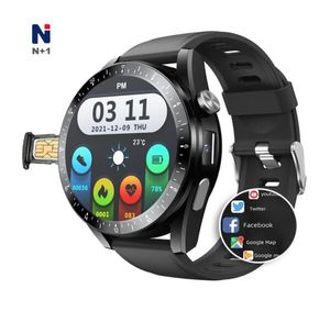 Lem 16 novo relógio inteligente 2022 masculino gps nano cartão sim 4g couro esportes lemfo lem16 relógio inteligente nmk075259655