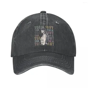 Top Caps Eras Tour Erkek Kadın Beyzbol Sıkıntılı Pamuk Şapk Vintage Dış Movalar Seyahat Snapback Cap