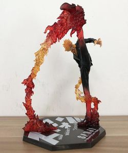 Anime One Piece Siyah Bacak Sanji Ateş Savaşı Versiyonu PVC Şekil Vinsmoke Sanji Koleksiyon Model Oyuncaklar 17cm X05034594087