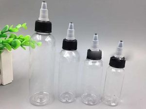 Toptan toptan bükülme üst sızdırmazlık tipi 30ml 60ml 100ml 120ml açık plastik plastik e sıvı damlalık şişeleri ile zz