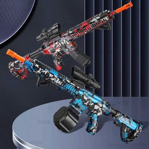 Silah Oyuncakları Yeni M4/M416 Oyuncak Gun Beads Boy Açık Mekan Oyunu Aynı Model Çok Renkli İsteğe Bağlı Posta Kutusu Ambalaj T240309
