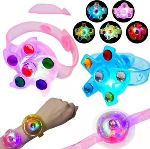 Braccialetto luminoso giocattoli per bambini Anello luminoso per orologio piccolo regalo all'ingrosso