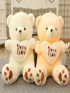 Гигантские медведи, большие плюшевые светящиеся музыкальные Bluetooth-плюшевые мишки, мягкий подарок на День святого Валентина, день рождения, мягкие милые игрушки7156542