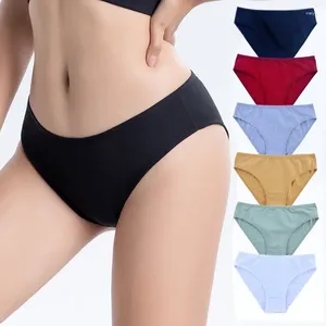 Kadın Panties Moda Traild Düz Renk Ağı Kırmızı Patlayıcı Kadın iç çamaşırı saf pamuk bel artı boyutu