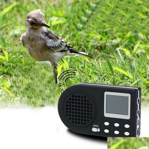 Другие принадлежности для птиц Кольца Открытое электронное устройство для пения птиц Звуковая приманка на ферме с громкоговорителем Усилитель звонящего цифрового MP3-плеера D Dh0Sh