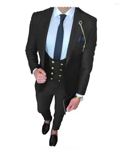 Erkekler Takım Modern Fit Düğmeleri Ceket İnce Düğün Damat Blazer Wear Business Resmi Terno