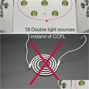 Tırnak kurutucuları toptan-sensör UV LED tırnak lambası elmas şekilli 36W beyaz ışık kürleme jel tırnakları cila sanat damlası teslimat iyileştirme dhfgg